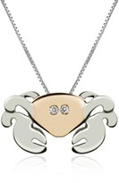 Thumbnail for your product : Forzieri Diamond 18K Gold Crab Pendant Necklace