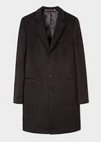 Thumbnail for your product : Men's Black Alpaca-Wool Blend Overcoat