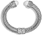 Thumbnail for your product : David Yurman Crossover Bracelet with Pearls and Diamonds