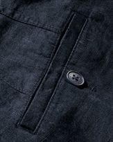 Thumbnail for your product : Charles Tyrwhitt Navy Slim Fit Linen Tailored Pants Size W40 L32