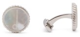 Thumbnail for your product : Dunhill Mother-of-pearl & Rhodium-plated Silver Cufflinks - Silver