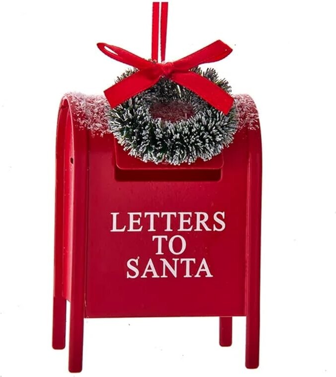 Letters to Santa Mailbox Ornament