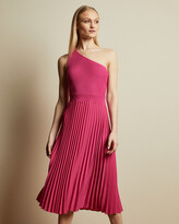 Thumbnail for your product : Ted Baker MIRIOM Asymmetric knitted midi dress