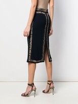 Thumbnail for your product : Victoria Beckham contrast trim skirt