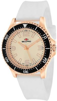 Seapro SP5418 Women's Tideway White Silicone Watch