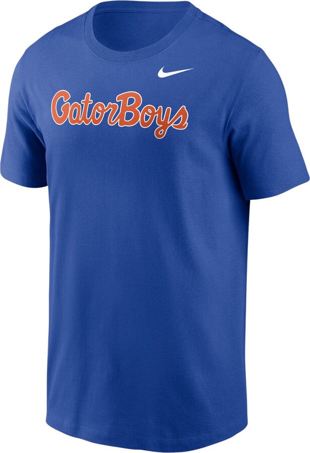Nike Men's Florida Gators Gator Boys Royal T-Shirt, Small, Blue