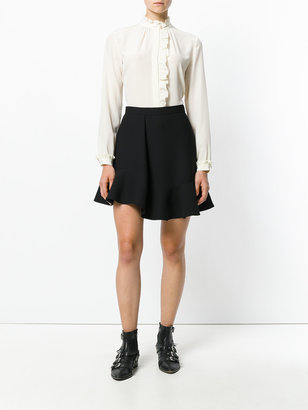 RED Valentino ruffle detail blouse