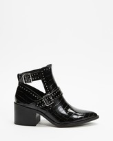 Thumbnail for your product : Steve Madden Women's Black Heeled Boots - Andy - Size 8 at The Iconic