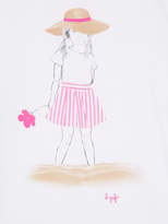 Thumbnail for your product : Il Gufo girl print T-shirt