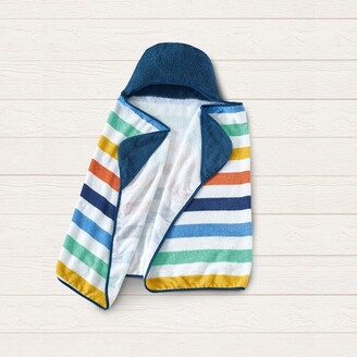 Style Quarters hooded towel-stripe