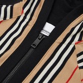 Thumbnail for your product : Burberry Childrens Icon Stripe Cotton Hooded Top