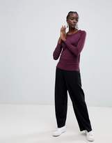 Thumbnail for your product : Selected Costa wool blend round neck sweater