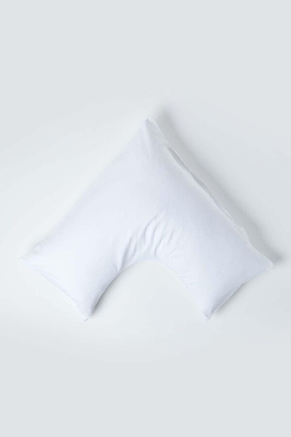 Homescapes Linen V Shaped Pillowcase ShopStyle