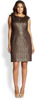 Thumbnail for your product : Kay Unger Kay Unger, Sizes 14-24 Metallic Lace Dress