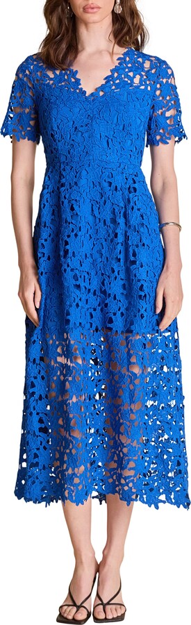 Endless Rose Allover Lace Midi Dress