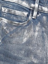 Thumbnail for your product : Frame Le Skinny De Jeanne Mid-Rise Foil Jeans