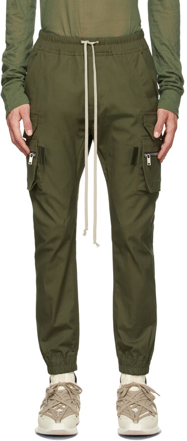 Rick Owens Green Mastodon Cargo Pants - ShopStyle