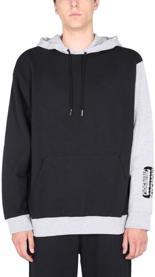 two tone pullover hoodie