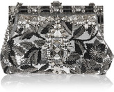 Thumbnail for your product : Dolce & Gabbana Vanda large embellished tulle clutch