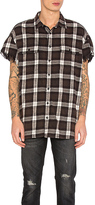 Thumbnail for your product : R 13 Oversized Cut Off Shirt