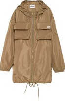 Technical fabric blouson jacket 