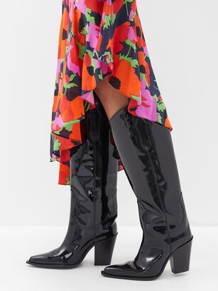 Toral Ana Patent-leather Cowboy Boots