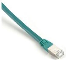 Black Box Corporation CAT6 400-MHz, Shielded, Solid Backbone Cable (FTP), Plenum, Green, 3-ft