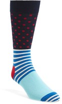 Thumbnail for your product : Happy Socks 'Stripe & Dot' Socks