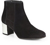 Thumbnail for your product : Pedro Garcia Xanti Suede Mirrored-Heel Ankle Boots