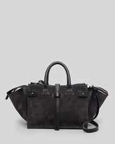 Thumbnail for your product : CNC Costume National Satchel - Suede Colorblock Bauletto