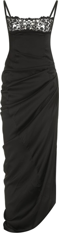 Jacquemus Long Asymmetric Lingerie Dress