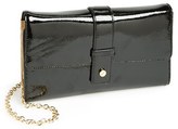 Thumbnail for your product : Halogen Crinkle Patent Leather Wallet on a Chain