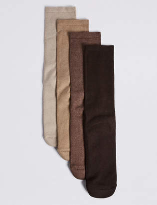 Marks and Spencer 4 Pack Cool & Freshfeet Cotton Blend Socks