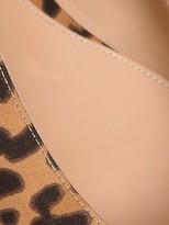 Thumbnail for your product : Gianvito Rossi Anna Leopard-Print Silk Slingback Flats