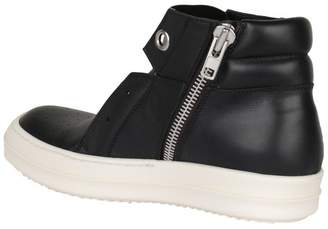 Rick Owens Island Dunk Leather Sneakers