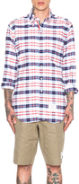 Thumbnail for your product : Thom Browne Classic Fit Check Oxford