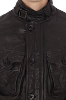Thumbnail for your product : Ralph Lauren Black Label Denim Leather Utility Jacket