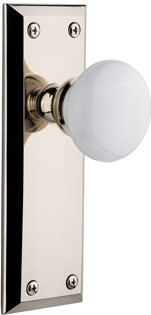 Grandeur Fifth Avenue Plate Single Dummy with Hyde Park Door Knob