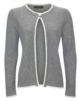 Thumbnail for your product : Jaeger Cashmere Tipped Cardigan