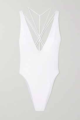 Agent Provocateur - Marina Open-back Swimsuit - White