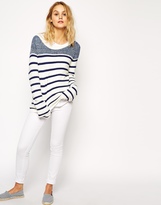 Thumbnail for your product : Hilfiger Denim Striped Jumper