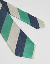 Thumbnail for your product : Moss Bros tie with multi stripe