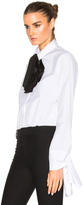 Thumbnail for your product : Isa Arfen Taffeta Bow & Tie Sleeve Top