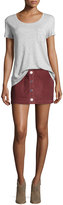Thumbnail for your product : Townsen Lotta Suede Mini Skirt, Brick Red
