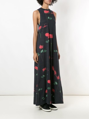 OSKLEN Rose-Print Long Dress