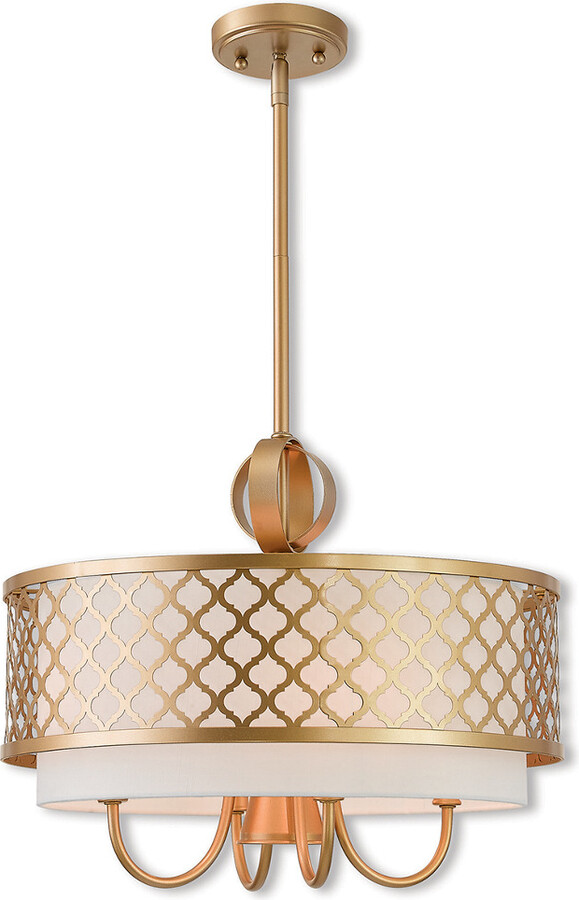 Livex Lighting Livex Arabesque 5 Lt Sg Pendant Chandelier