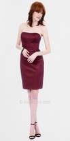 Thumbnail for your product : Kay Unger Bateau Neck Quarter Sleeve Leather-Look Cocktail Dresses