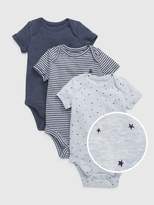 Thumbnail for your product : Gap Baby First Favorite Short Sleeve Bodysuit (3-Pack)