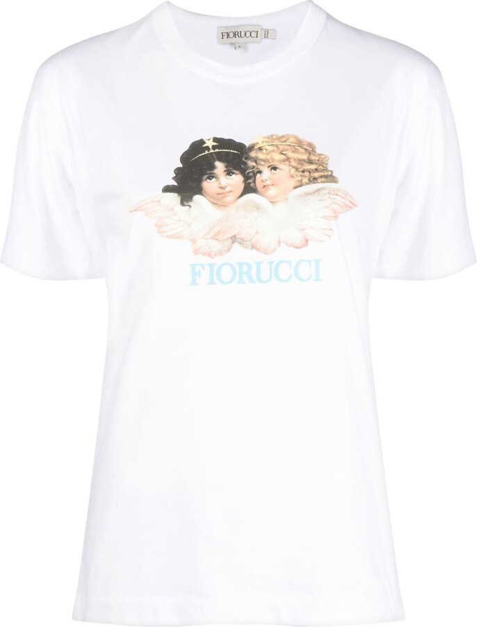 Fiorucci Women's White T-shirts ShopStyle