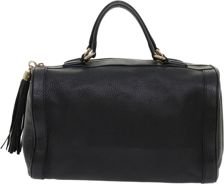 Gucci Soho Black Leather Travel Bag (PreOwned) ShopStyle